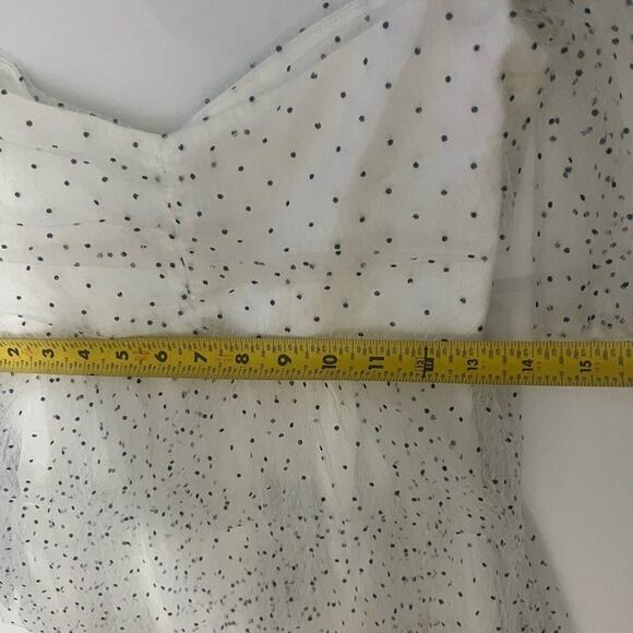 ALICE MCCALL MYSTERIA MINI POLKA DOT COCKTAIL DRESS IN PORCELAIN SZ US4‎ EU 36 - Picture 5 of 16